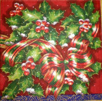 029 Christmas Flowers (cream) - Ambiente